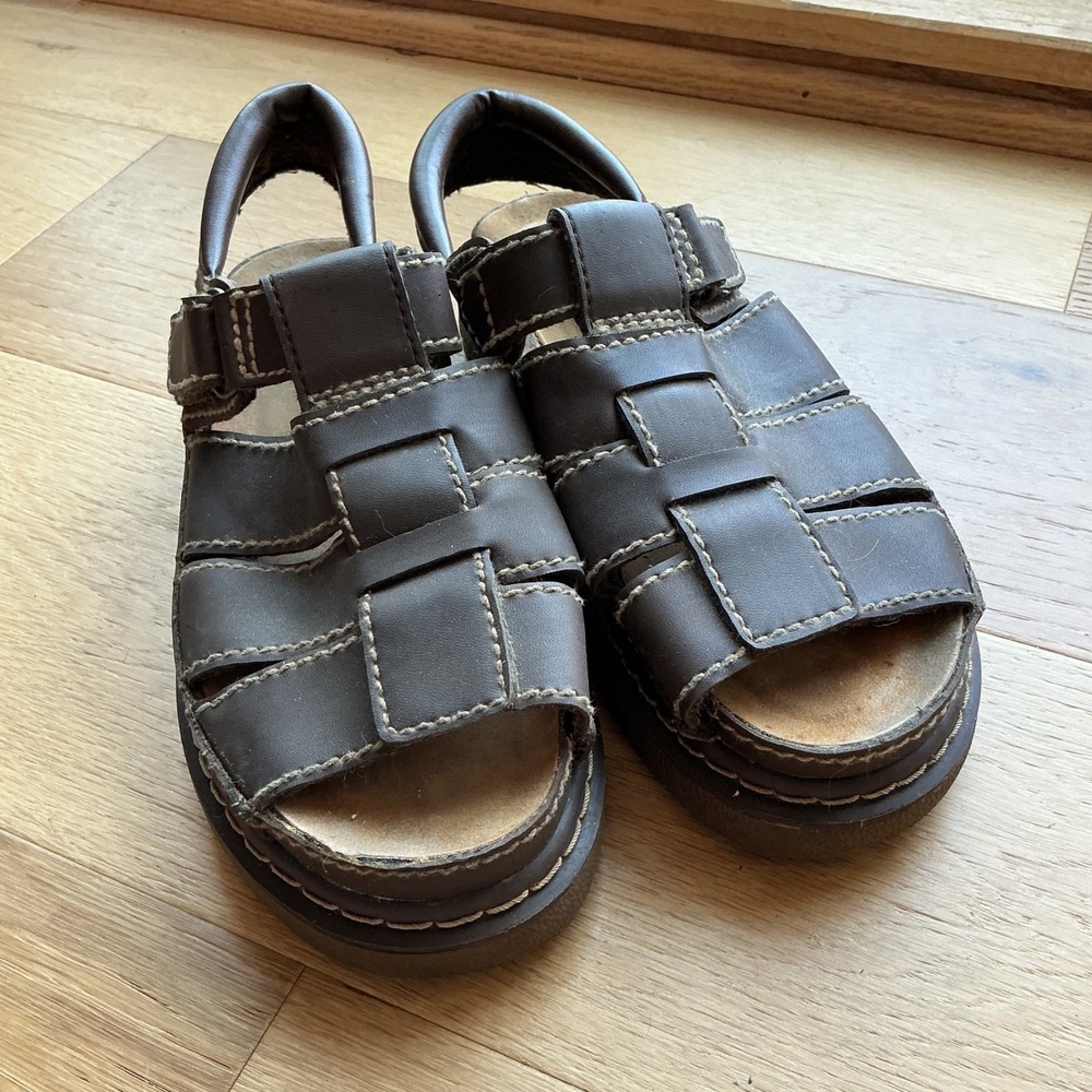 Lower East Side Fisherman Sandals Womens 8.5 Brown Platform 90s Grunge Y2K Retro